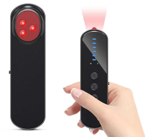 AOBOCAM Rilevatore Telecamere Nascoste, Rilevatore Microspie con IA, Anti-Spia Portatile con Scanner RF e Rilevatore GPS per Sicurezza Casa, Ufficio, Auto, Hotel e Viaggi (M)