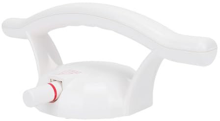 Yinhing Barre D'appui à Ventouse, Poignée de Douche Robuste avec Technologie de Verrouillage Sous Vide, Ligne D'avertissement Rouge pour Baignoires et Douches, Matériau ABS