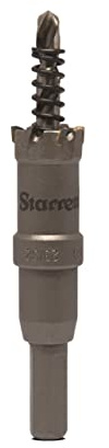 Starrett Carbide Tipped Hole Saw - CTD18 TCT Deep Cut Holesaw Cutter - For Metal Stainless Steel Iron Aluminium - 18mm