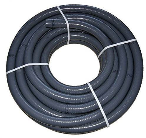 PVC Flexschlauch, Klebeschlauch, Teichschlauch, Poolflex, Aussendurchmesser 40mm, für Schwimmbad, Pool, Teich 20m