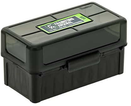 Frankford Arsenal Munitionsbox #507 mit mechanischem Scharnier zur Aufbewahrung und Organisation von Munitionen, für 50 Schuss