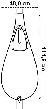 elho Pure Raindrop - Barril De Lluvia - Ochre - Exterior - 70 litros