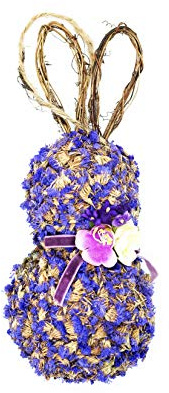 Heitmann Deco - Wandkranz - Hase, lila, Osterdeko - ca. 30 x 12 x 6 cm, 1014268
