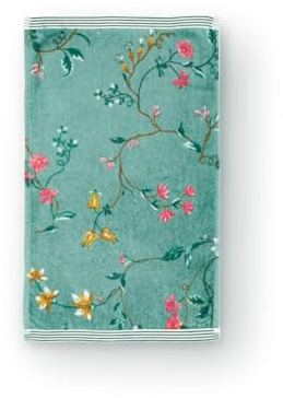 Pip Studio Les Fleurs Gästehandtuch Green 30x50cm (1 Stück)