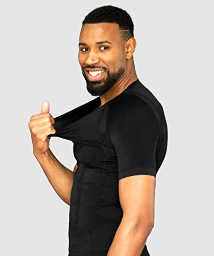 Curveless Smart-Shirt® T-shirt Intelligent | Correcteur de Posture | Anti Mal de Dos | Redresse Dos et Epaules | Confort Extrême | Stimule les Muscles