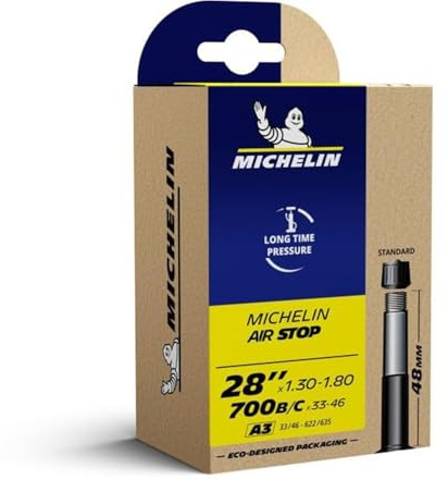 MICHELIN Airstop tube 700 x 33-46c (33-46x622-635) Schrader 48 mm Butyl