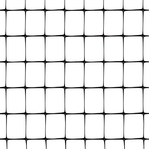 Tenax Aviary 1,50 x 200 m Negro, Mallas para Gallineros y Jaulas, Cercas Plásticas para Aves, Cercas Agrícolas, Mallas Antitopos
