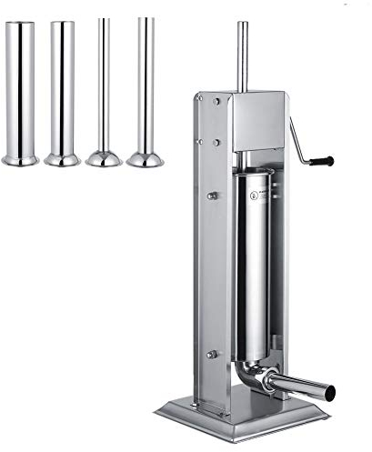 7L Vertikaler Manueller Wurstfüller aus Edelstahl, Abnehmbare, Langlebige Wurstmaschine Mit Manuellem Griff, Füllmaschine Für Den Gewerblichen Einsatz