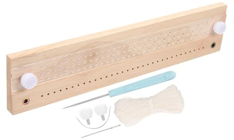1 Set Diary Paper Hand-Punched Binding Tool Sewing Binding Device Sewing Needle Kit Tools Wooden Crafts Books