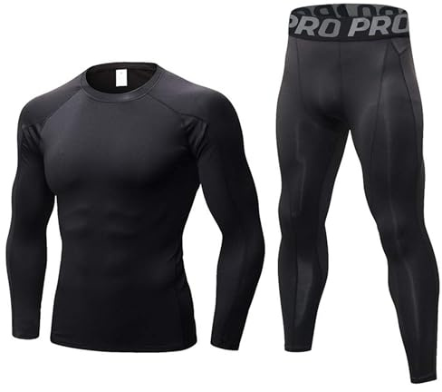 BEGIANT Mens Thermal Underwear Set Long Johns Base Layer & Bottoms 2 Pieces