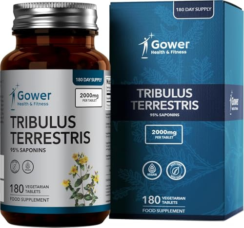 GH Tribulus Terrestris, 180 Tabletten, 2000mg 20:1 Extrakt | 2000mg Tribulus aus 20:1 Extrakt | Hochdosierte Tabletten | Gentechnik-, Gluten- & Allergenfrei | Hergestellt in GB