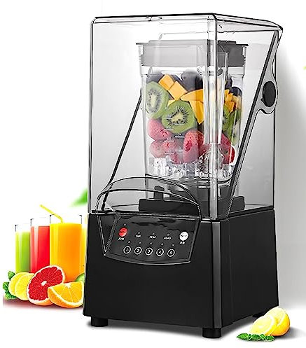 Portable Blender with 5 Presets, 17000RPM Shredded Ice, 2L Smoothie Maker | Silent Cooking Machine for Smoothie, Fruits | Blender Smoothie Maker