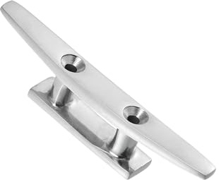 Motoforti 4 100mm Flagpole Cleat Hook Boat Deck Rope Cleats | Stainless Steel, Long-lasting