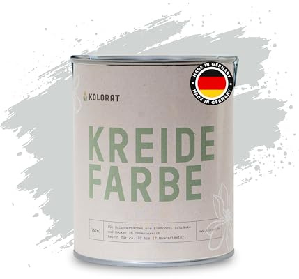 Kolorat® Kreidefarbe für Möbel Grün – 750ml – Frühlingshauch Nr. 118 | Hochdeckend, matt, für Holzmöbel innen, umweltfreundlich, DIN EN 71-3 geprüft