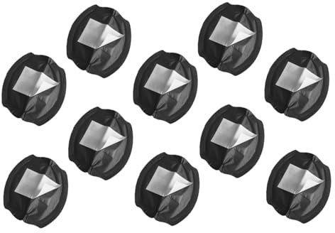 Hoement Almohadillas Absorbentes Biodegradables para Hombres, Toallas Sanitarias Negras de Material No Tejido, 20 Piezas, Ideales para Cuidado Íntimo y Uso Diario