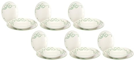 THUN - Set Piatti 18 pezzi con Fiocco,D20,5 / D27 / D19