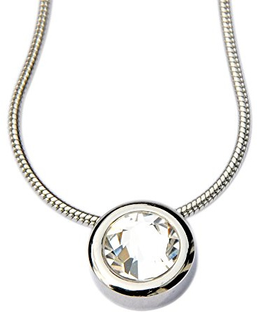 Dragon Eye Miore White Diamond Schmuck Set Energetix 4you 459 Swarovski Solitaire Magnet Kettenanhänger plus Magnetix 1788 Schlangenkette
