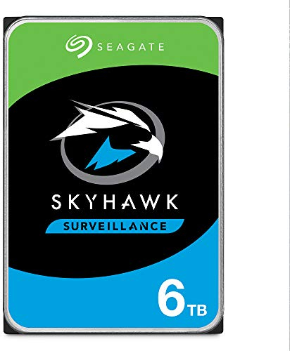 Seagate 6TB SkyHawk Surveillance 3.5-inch ST6000VX001 Hard Drive (SATA 6 Gb/s/256 MB/5900 RPM), Silver