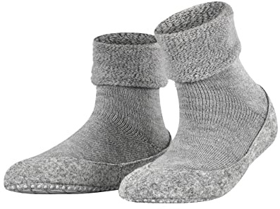 FALKE Cosyshoe W Hp laine picots sur la semelle 1 paire, Chaussettes Chaussons Femme, Gris Light Grey 3400, 41/42 EU
