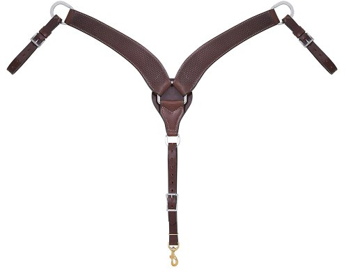 Weaver Leather Basin Cowboy Roper Brusthalsband, braun, Pferd