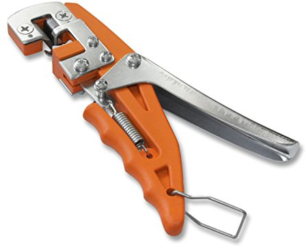 AUSONIA - 31900 MANUELLE VEREDELUNGSZANGE MIT OMEGA- UND V-SCHNITT MIT KLINGEN AUS GEHÄRTETEM STAHL UND RAHMEN AUS FIBERGLAS 20 CM