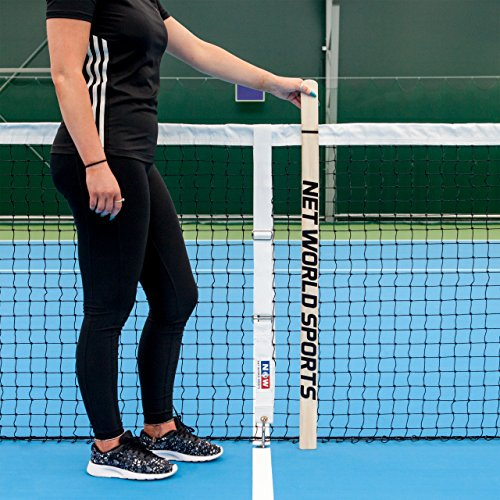 VERMONT Tennis-Netz-Höhenmesser – Präziser Holz-Messstab zur Einhaltung der ITF-Netzhöhen für Trainings- und Wettkampfplätze