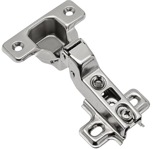 Mprofi MT® 10 Pezzi | Cerniere per Ante Cucina | Ø35mm Battuta Mezza | Cerniere per Armadio | Cardini per Mobili | Cerniera per Ante | Cerniera a Molla | Acciaio Nichelato