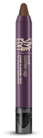 Style Edit Root Touch Up Stick | Temporary Hair Color for Gray Roots and Thinning Hair | Salon-Quality, Transfer-Resistant Hair Concealer | Medium Brown, 0.11 oz