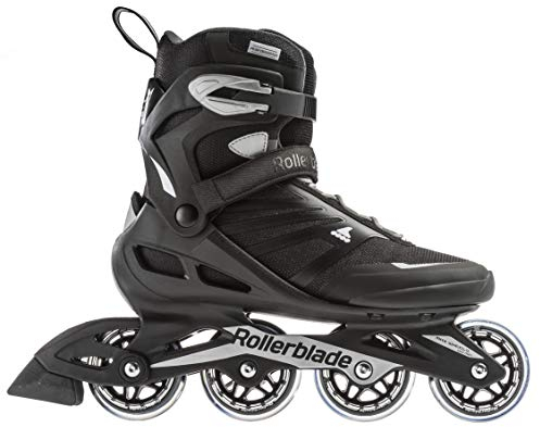 Rollerblade Men ZETRABLADE Inline-Skates 4, SCHWARZ/Silber, EU: 44.5 (UK: 10 / US: 11)
