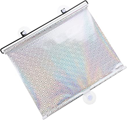 HEMOTON 1juego Cortina Enrollable Telescópica Ventosas Para Ventanas Protección Solar y Privacidad Casa Diseño Elegante y Fácil Instalación Para Cocinas y Balcones
