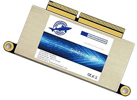 Dogfish 256GB SSD M.2 NVMe PCIe Gen 3.0x4 Upgrade for MacBook, Internal Solid State Drive for MacBook Pro A1708 2016-2017 Non-Touch Bar Models (256GB)