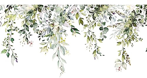HUBDECO Schutzunterlage für den Schreibtisch - Schützt Schreibtisch vor Kratzern und Schäden - Langlebig, Hitzebeständig - Pflegeleicht, Wasserfest - Mauspad - 90x45cm - Blätter