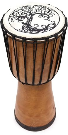 Ancient Wisdom Handmade Djembe Drum - 40 cm