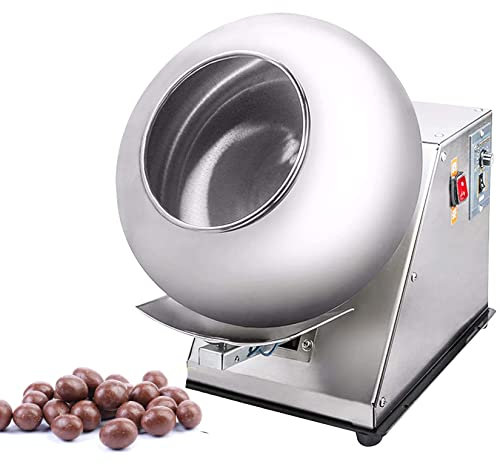 Candy Coater Machine - Electric Sugar Coating & Chocolate Polishing Machine for Pharmaceutical & Food Industries, 2-5kg/h Capacity