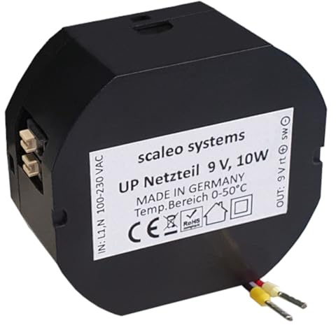 Unterputz Netzteil 9V DC/10W Trafo für Smart Home Anwendungen