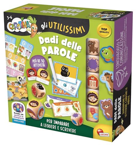 CAROTINA Gli UTILISSIMI Dadi EDUCATIVI Il Gioco delle Parole