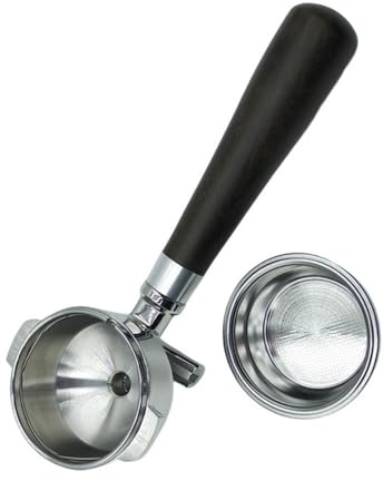 UncleS Macchina da caffè Vintage Guida in Legno Adatto per Macchine per caffè Espresso da 58 Mm Garantire Un Uso Sicuro E Manico Acciaio Inossidabile Legno Manutenzione