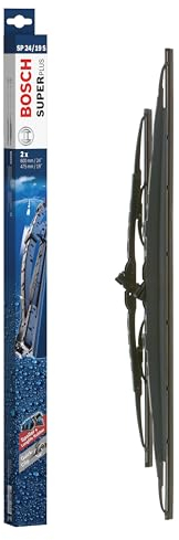 Bosch Wiper Blade Super Plus Spoiler SP24/19S, Length: 600mm/475mm − Set of Front Wiper Blades