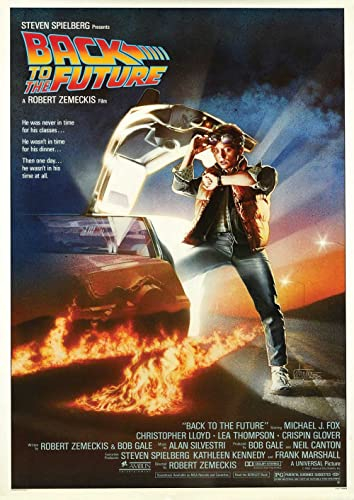 80's Back To The Future Mcfly Michael J Fox Poster/Print/Picture Satin Photo Paper - A4-210mm x 297mm