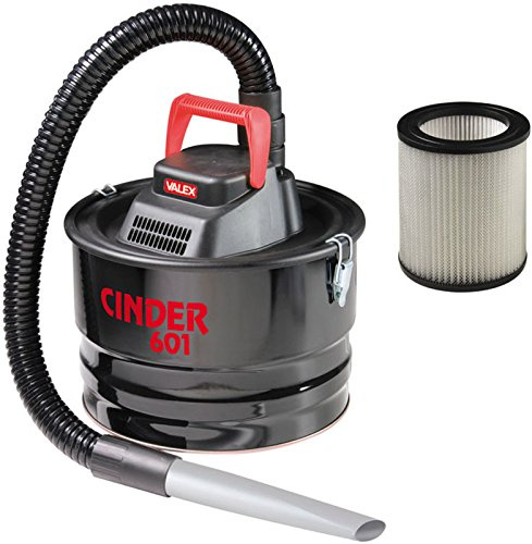 BIDONE ASPIRA CENERE DA 15 LITRI CON FILTRO 600 WATT  VALEX  CINDER 601