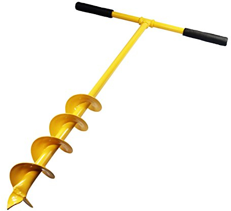 AKTIONA robuster ø 100 mm Handerdbohrer/Erdbohrer Pflanzbohrer Erdlochbohrer