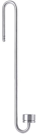 Fdit Edelstahl Kohlendioxid Diffusor CO2 Diffusor Zerstäuber Aquarium Zubehör Aquarium Ausrüstung (250mm)