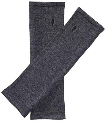 Enter the Complex® Armstulpen, Pulswärmer mit Daumenloch, Merino Wolle, Damen und Herren, Anthrazit