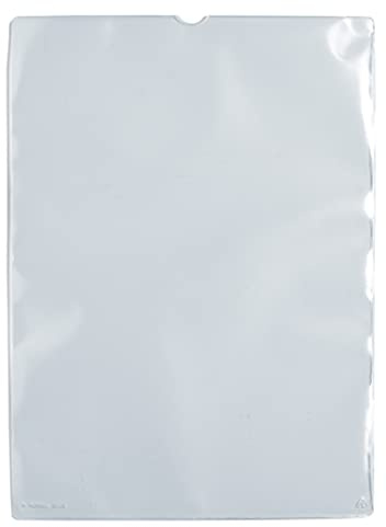 HERMA 1334 Ausweishülle transparent, 10 Stück, Ausweishalter zum Schutz für Dokumente im DIN A4 Format, Plastik Kartenhüllen Schutzhüllen Set, durchsichtig