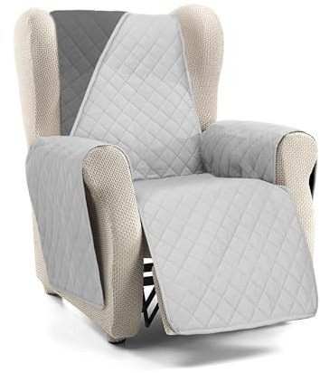 Martina Home Cubre Sofá Ámbar 1 Plaza/Relax Gris/Antracita