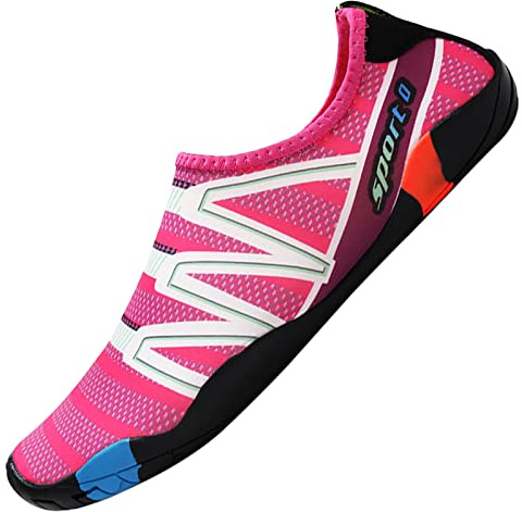 Tolaler Scarpette Scoglio Adulto, Scarpe Scoglio Antiscivolo Spessorate Scarpe da Immersione Robuste e Resistenti ad Asciugatura Rapida (Unisex)/Viaggio/Spiaggia/Nuoto