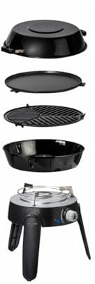 Cadac Barbecue à Gaz Portable Safari Chef 30 LP Revêtement Céramique Camping