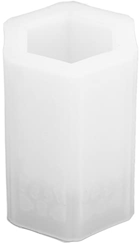 Molde de Resina, Soporte para Bolígrafo Grande, Moldes de Silicona, Suministros de Fundición DIY Reutilizables para Regalos de Macetas (5 moldes grandes para portalápices con