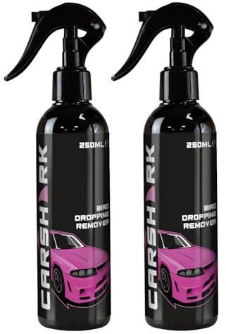 CARSHARK Bird Dropping Remover 2 x 250ml, Fast Acting Formula