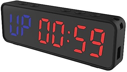 Minuterie De Sport, Minuterie D'intervalle De Gym avec Télécommande, Design Arrière Magnétique pour La Salle De Sport Et Les Sports De Plein Air.